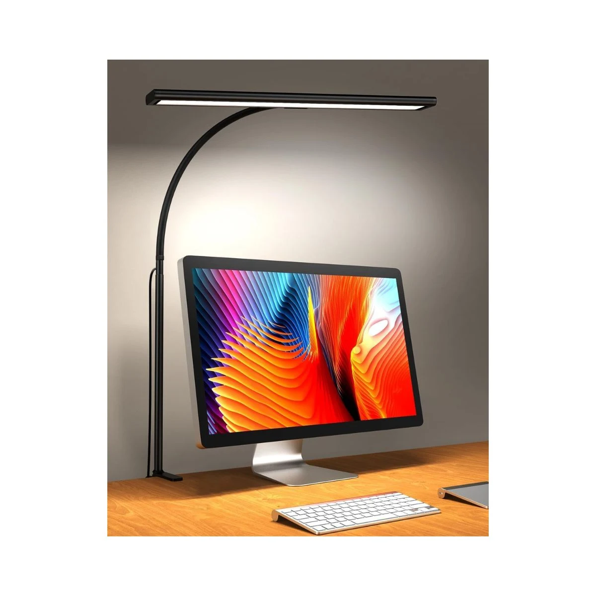 Lámpara de escritorio LED iFalarila con abrazadera