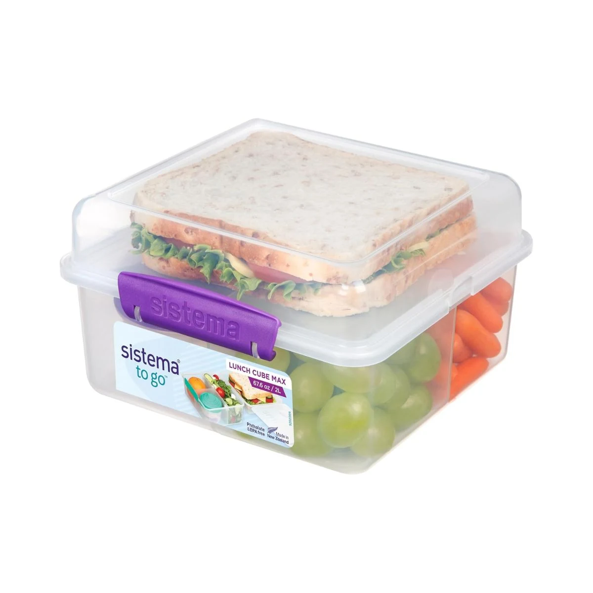 Fiambrera Sistema Lunch Cube Max de 2 litros