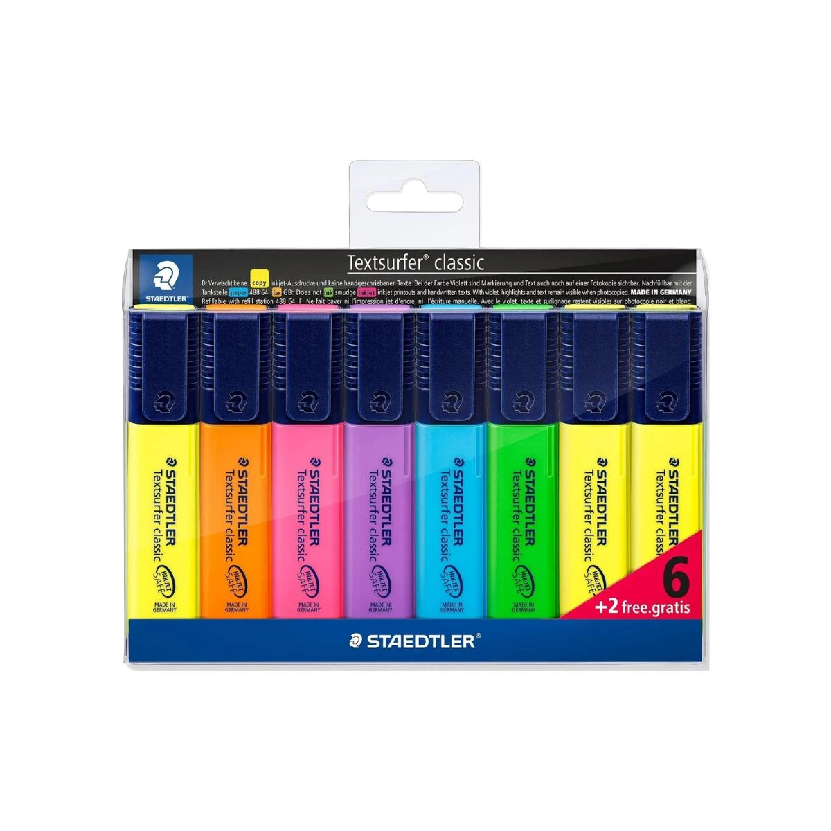 Pack STAEDTLER Textsurfer Classic 364 WP8 de subrayadores