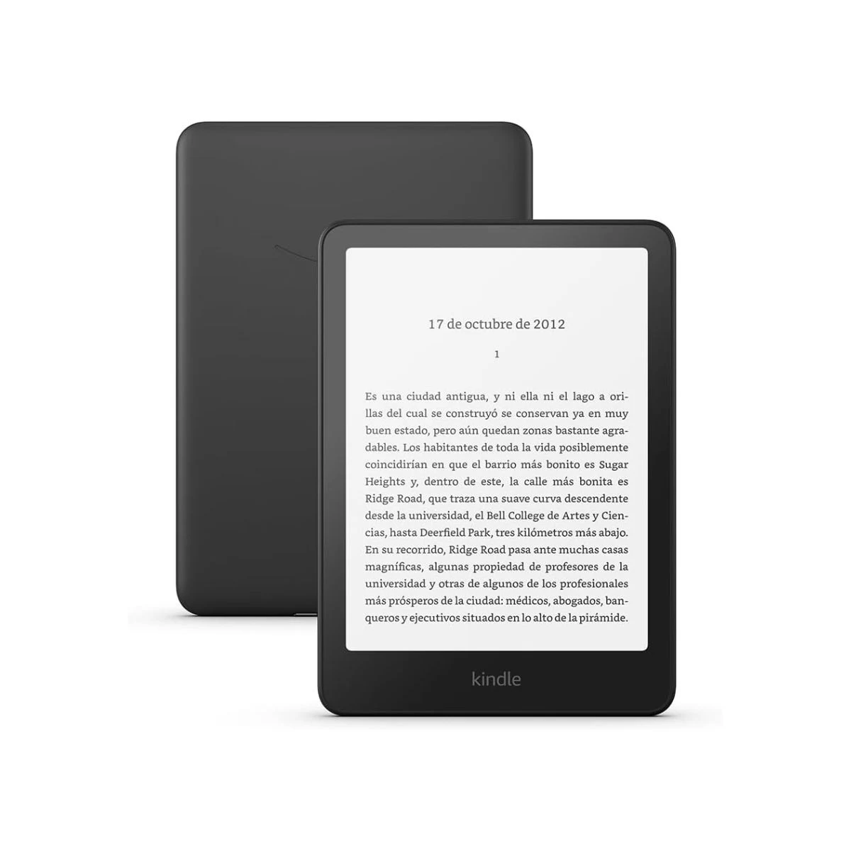 Kindle Paperwhite 2024 negro con pantalla de tinta electrónica