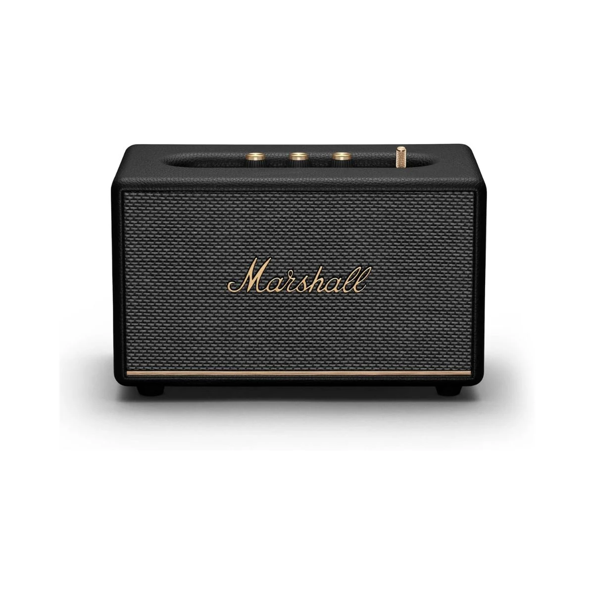 Altavoz Marshall Acton III negro con rejilla frontal y controles superiores