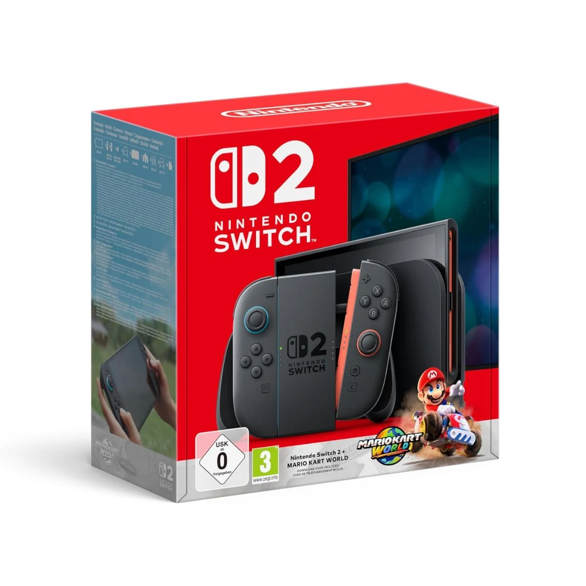 Pack Nintendo Switch 2 con Mario Kart World y mandos Joy-Con 2