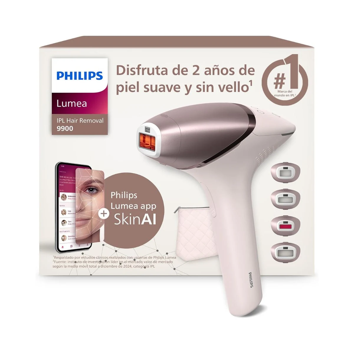 Philips Lumea Serie 9900 BRI951/00 con accesorios IPL
