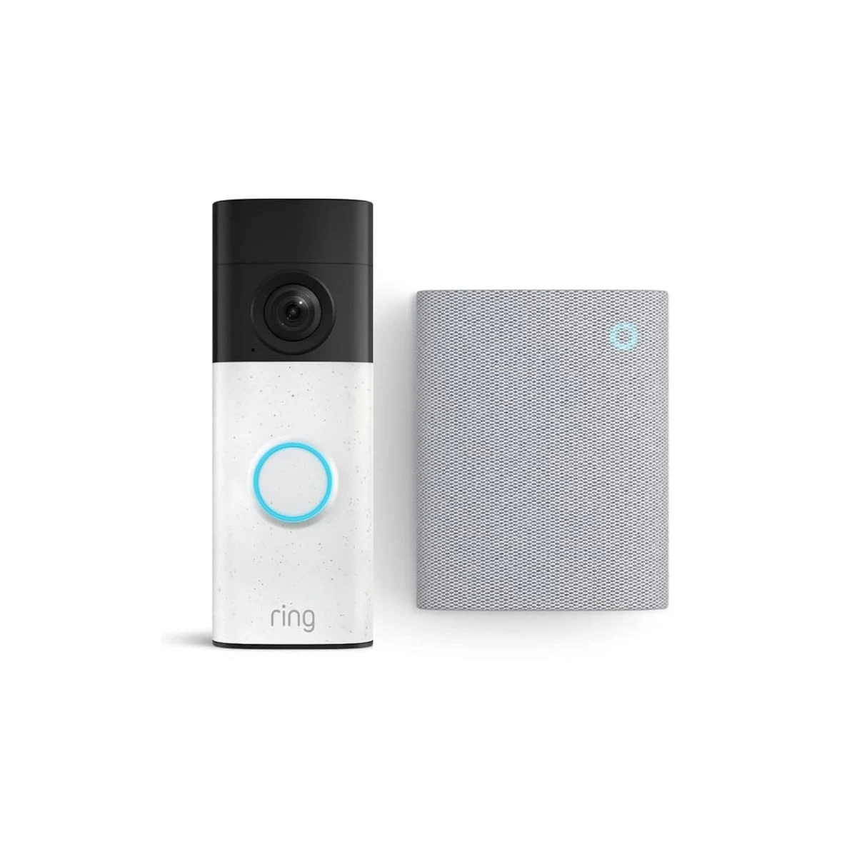 Ring Battery Video Doorbell junto a Chime de tercera generación