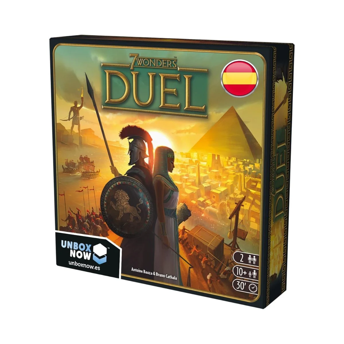 Caja de 7 Wonders Duel en edición española para dos jugadores