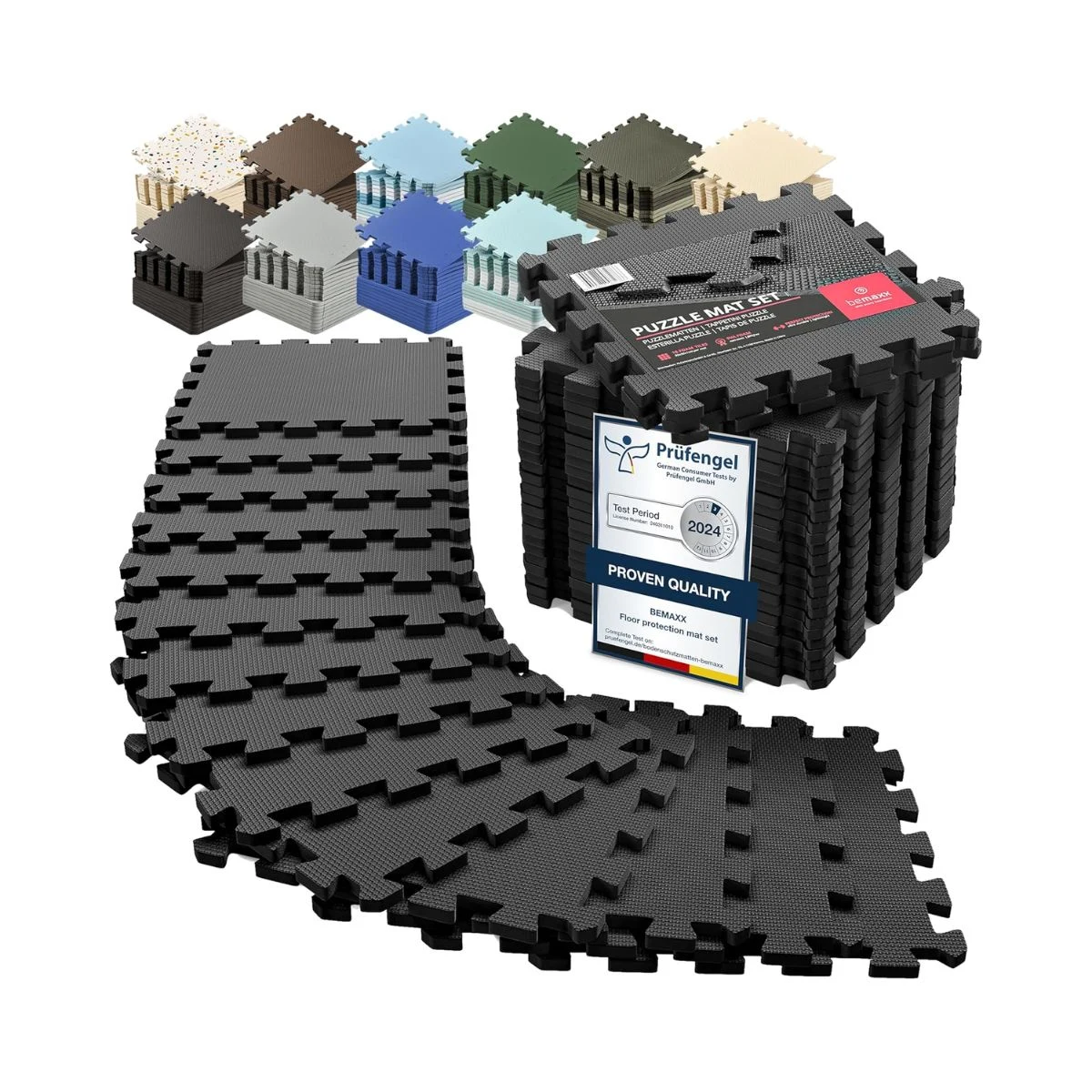 Set BeMaxx de 18 losetas EVA para proteger el suelo