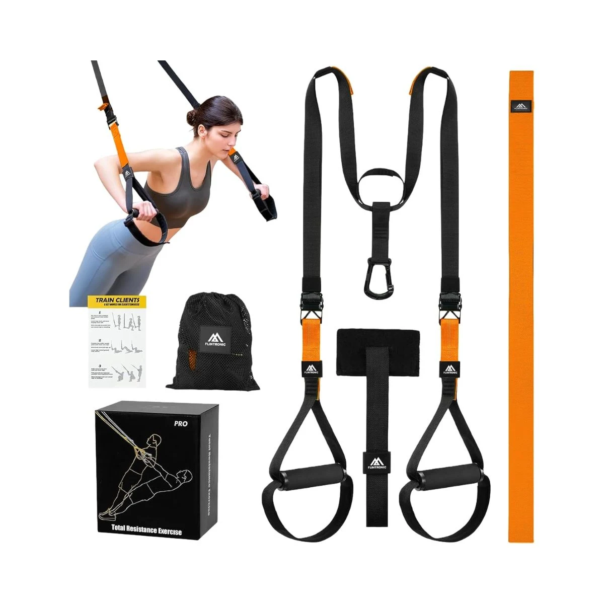 Kit flintronic de entrenamiento en suspensión con asas