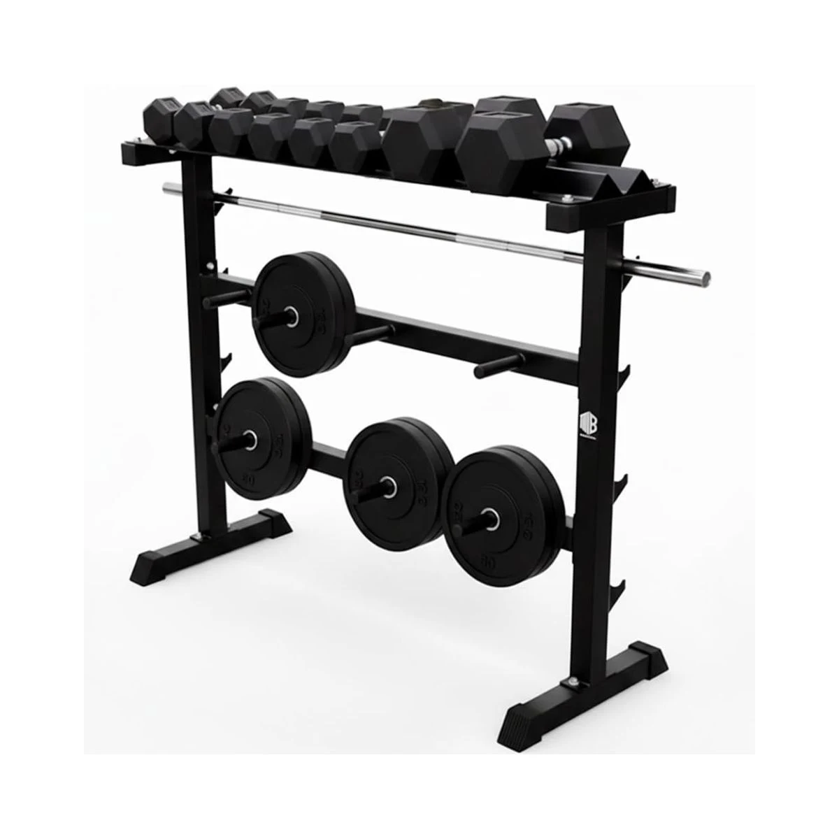 Soporte ManiBoom para organizar pesas