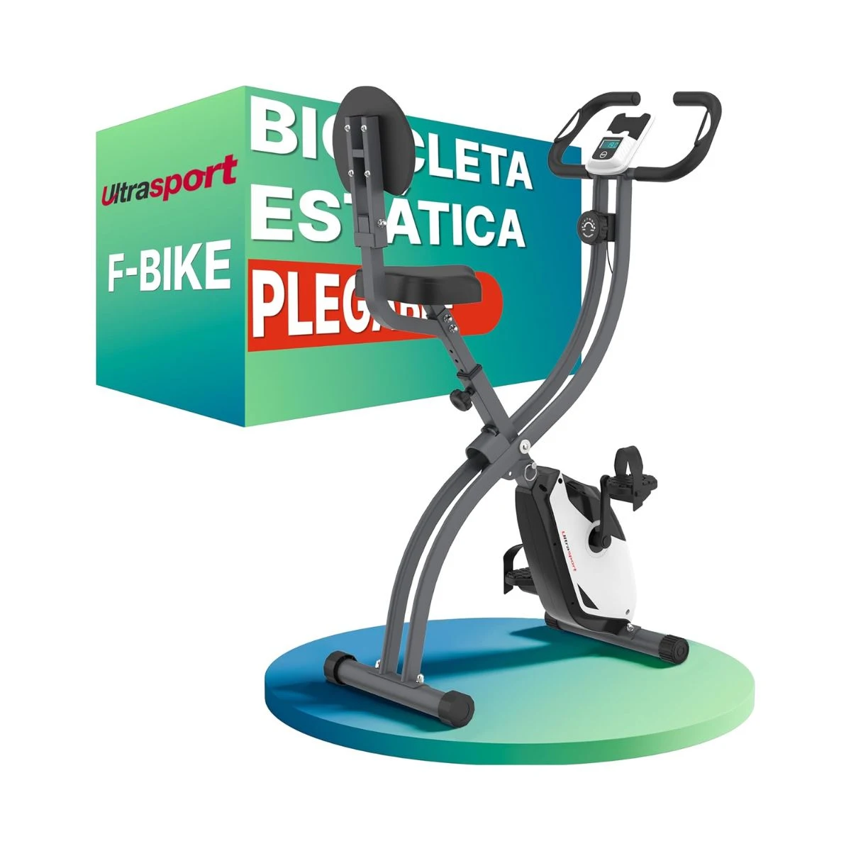 Bicicleta estática plegable Ultrasport F-Bike