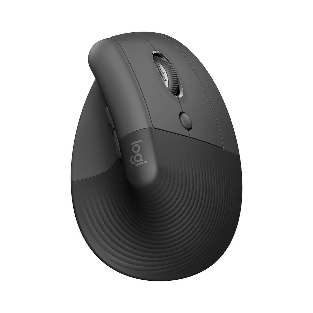 Ratón vertical Logitech Lift grafito para diestros con SmartWheel